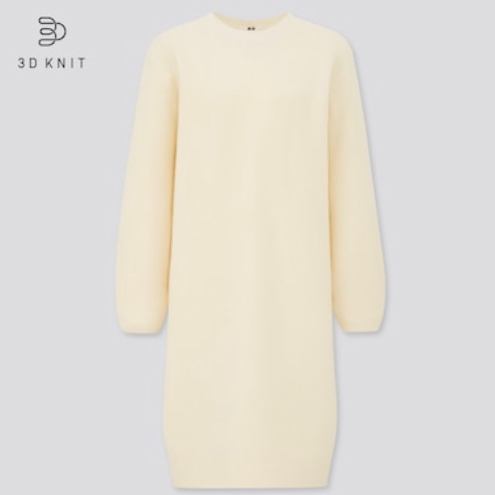 Uniqlo lambs wool blend dress